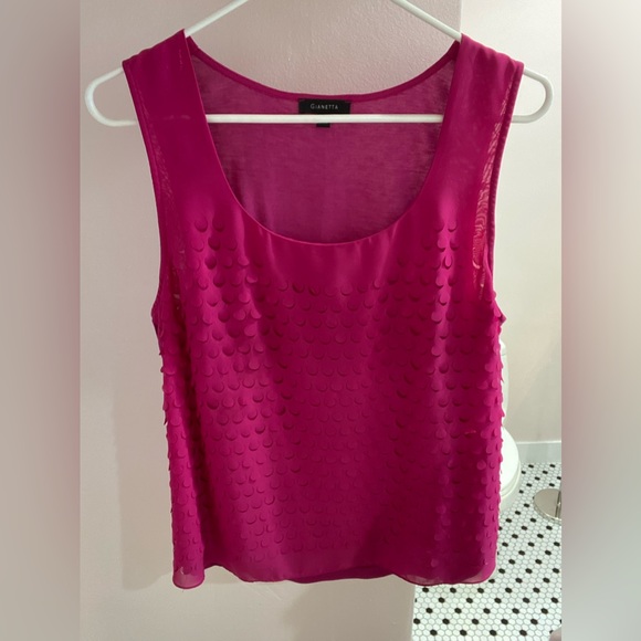 Gianetta Laser Cut Tank Top - Picture 2 of 5